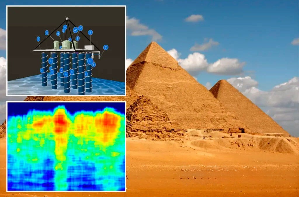 A Descoberta de uma Estrutura Gigante Sob a Pirâmide de Gizé