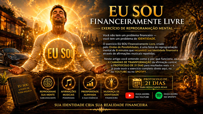 EU SOU Financeiramente Livre: O Exercício de Reprogramação que Muda Sua Relação com o Dinheiro