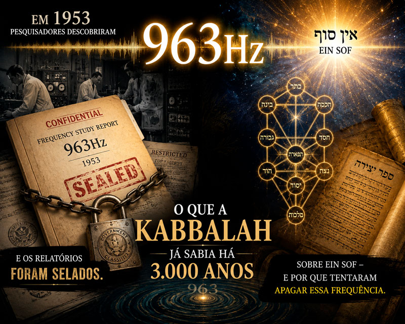 963Hz: A Frequência Suprimida que a Kabbalah Conhecia Há 3.000 Anos