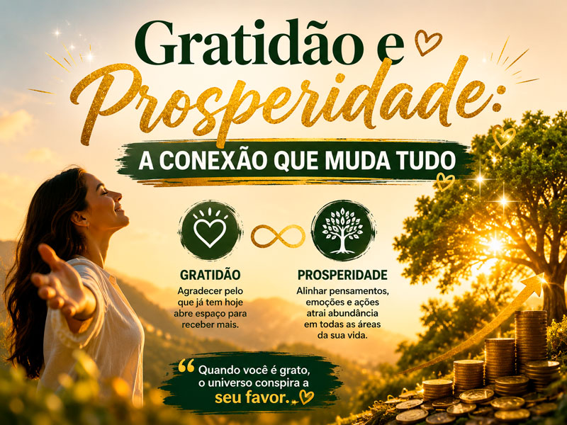 Gratidão e Prosperidade: A Conexão Real que Ninguém Explica Direito”