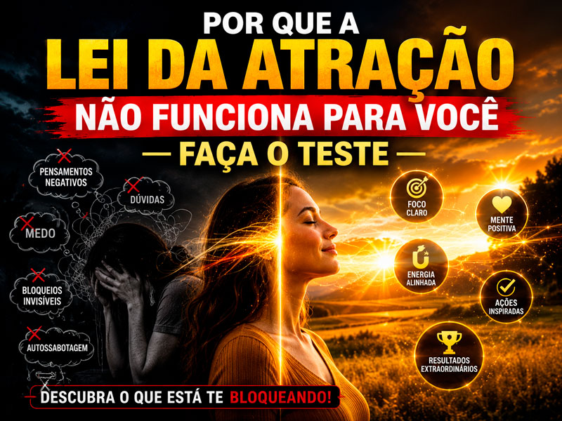 Por Que a Lei da Atração Não Funciona: Os 7 Motivos Reais + Teste Diagnóstico