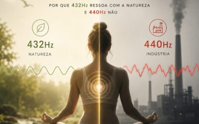 A Frequência do Seu Corpo — Por Que 432Hz Ressoa com a Natureza e 440Hz Não